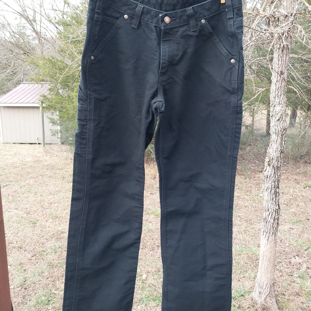 Carhartt Black Relaxed Fit Work Pants